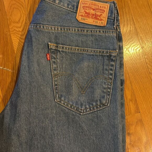 Levi’s Men’s Relaxed Fit 550 100% Cotton Jeans - 34/30 - Great Condition - Picture 6 of 9